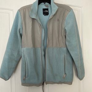Blue north face jacket